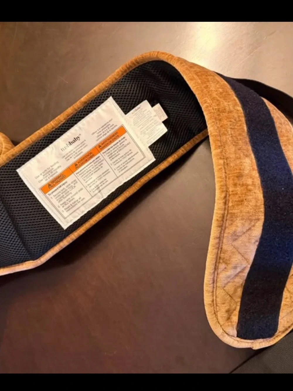 The Tushbaby™ Velvet Hip Carrier - Velvet Sable Brown